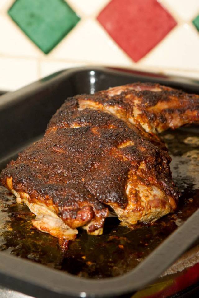 Moroccan harissa lamb, this was served on a bed of couscous - it was delicious!