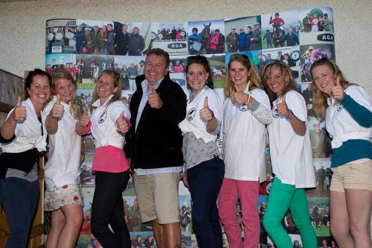 Thumbs up from the AGA ladies