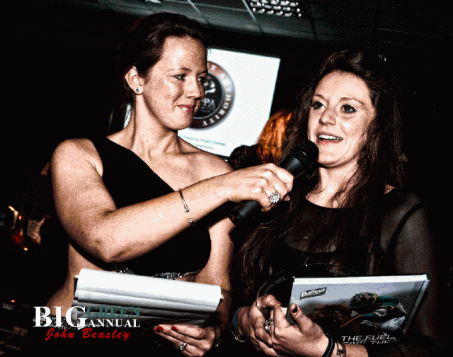 Charlotte Russell interviews leading lady rider Jacqueline Coward (who was lost for words ...)