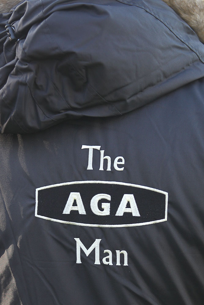 Jackie Oliver took a photo of my new jacket ... with the wide angle lens!