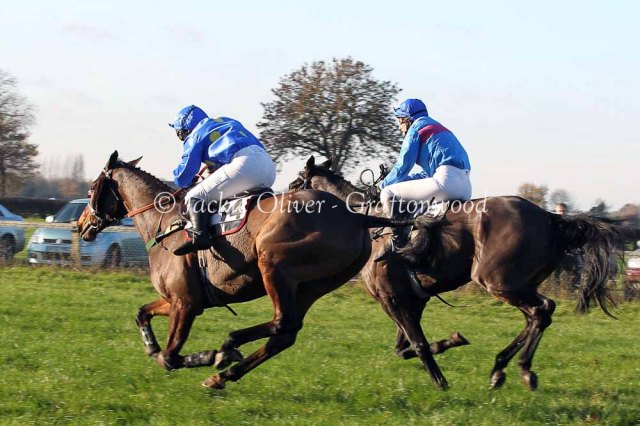 Rossmore Lad & Sagalyrique fight out the finish in the ladies