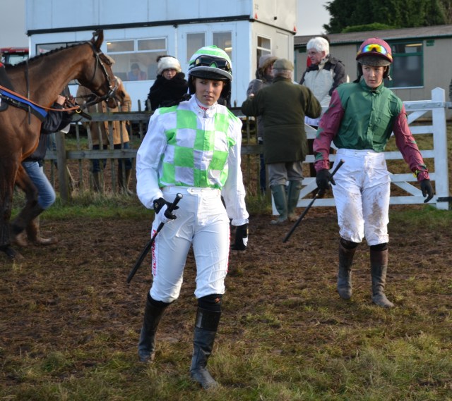 Brodie Hampson (light green and white check) and Charly Prichard