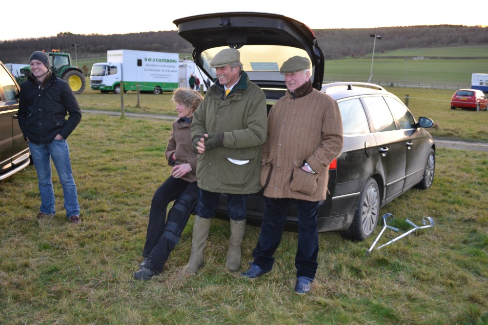 L-R Tom Ellis, my fashion advisor Jackie Hunt, Graham Tawell & Robert Pratt