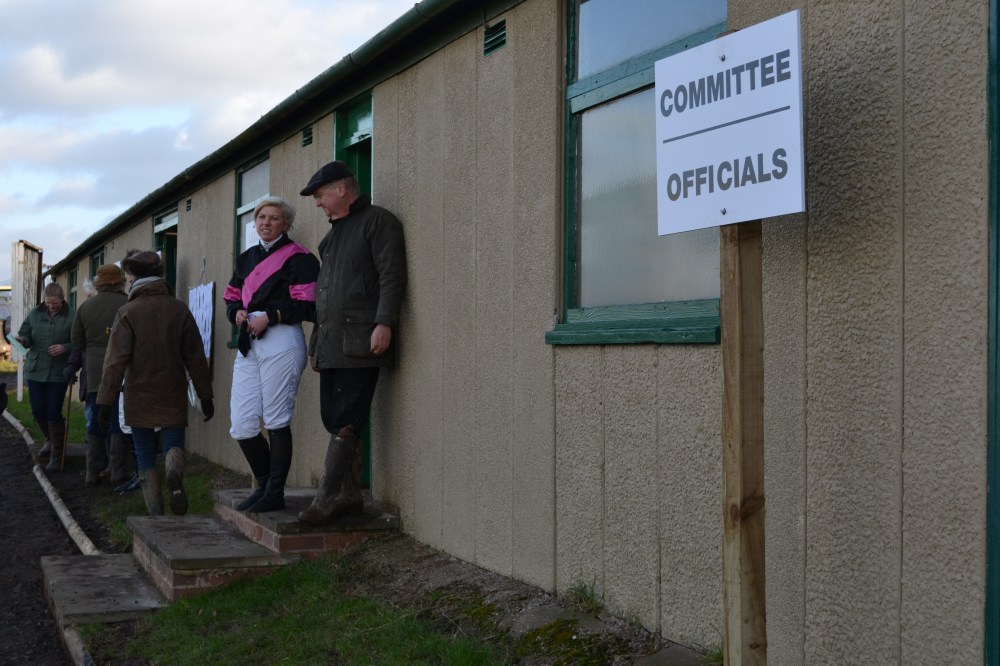 Ruth Tutton-Cook is ready for her ride in the Harkaway Club Members Restricted