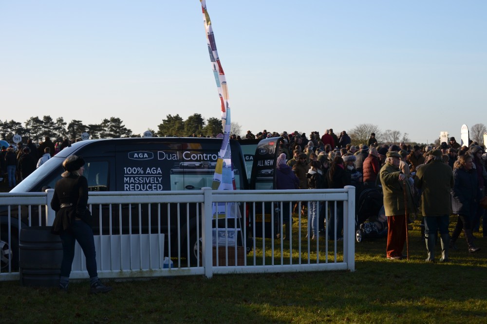 Sunshine and a huge crowd