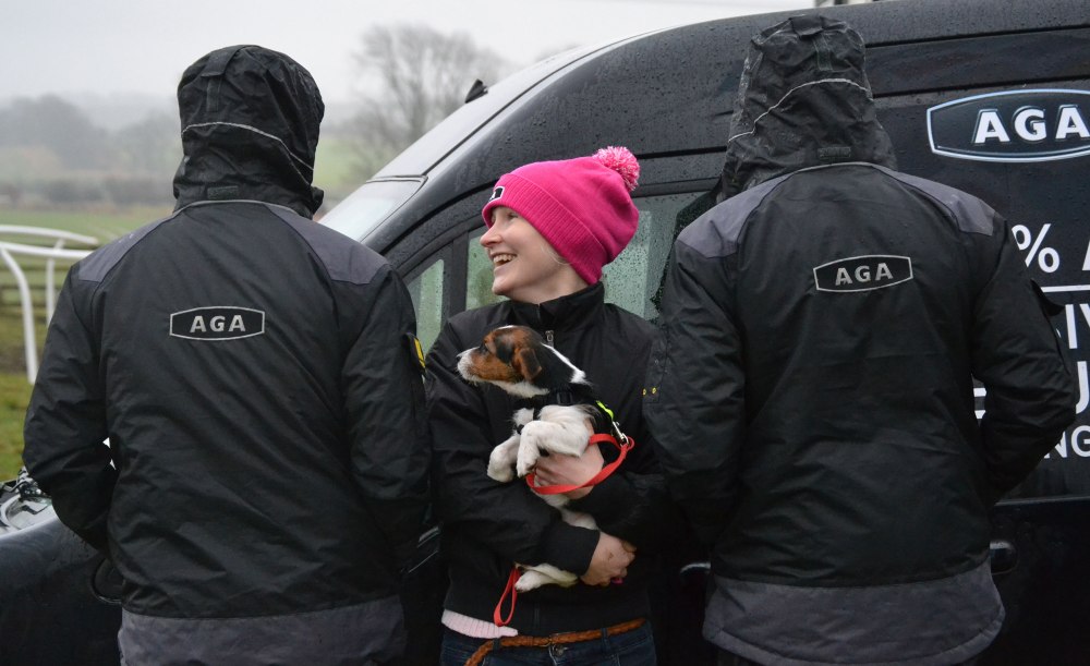 L-R: Dan Walden, Andrea Taylor & Tinker, Mark Fitzpatrick