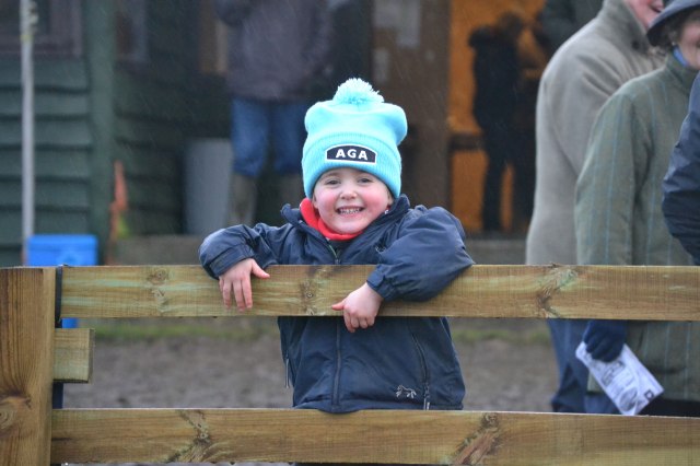 Katie Walton, the youngest (and cutest) person to own an AGA hat has thoroughly enjoyed her day