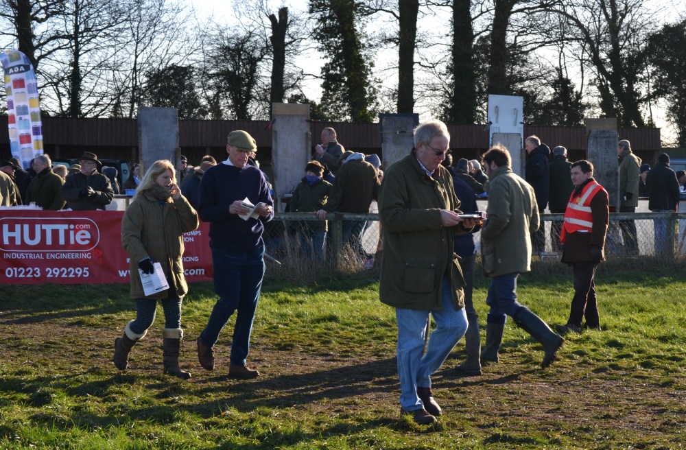 Alan and Lawney Hill also headed to the middle of the course