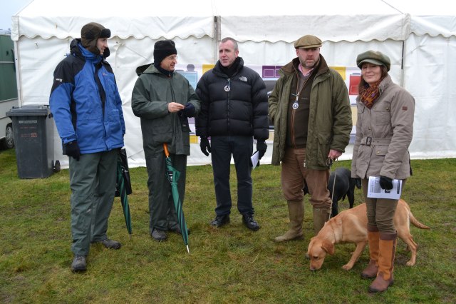 AGA people everywhere, L-R Grant Lillie, Ron Lillie, Alan Davis, Brian Paxton & Anne Paxton