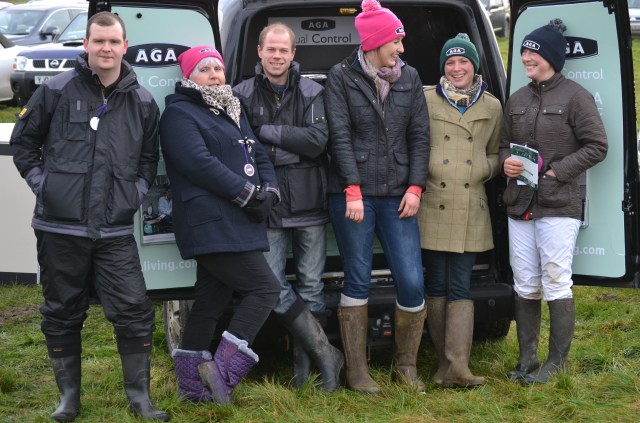 L-R Dan Walden, Cindy Simpson, Mark Fitzpatrick, Bella Sowray, Lucinda Egerton, Lorna Brooke