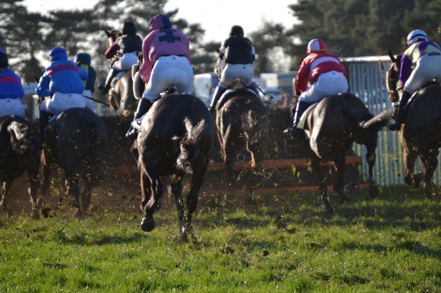 Great shot as the field head away from the stands