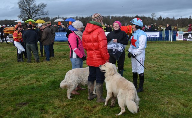 Connections of Douglas Julian with trainer Katie Scott and rider Kelly Bryson