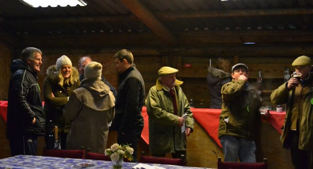 The sponsors bar had no shortage of customers