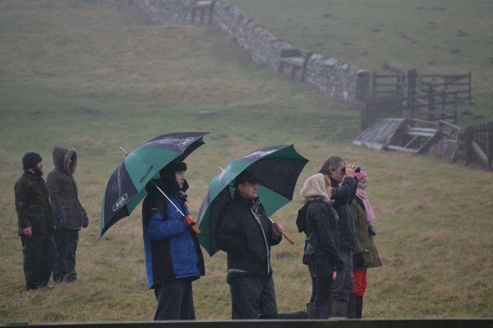 Our friends from AGA distributor Lillie of Selkirk (Grant & Ron) watch the racing