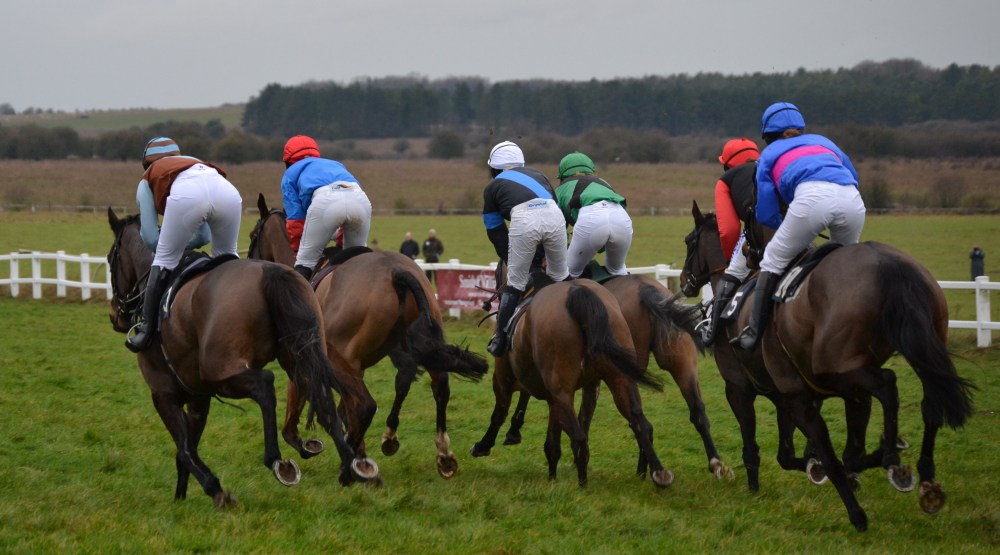 Heading away from the stands in the AGA Ladies Open