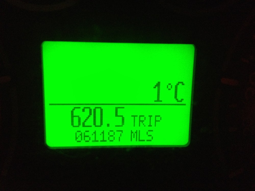 Mark took this one in the van - good effort boys!