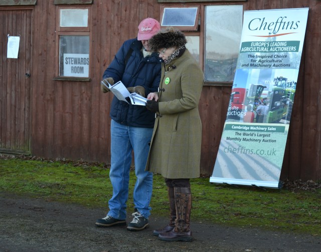 PPA board member Steven Astaire & South Midlands Area Chairman Sara Moule compare notes before the Restricted