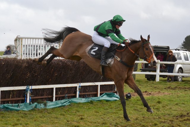 Boomtown Kat jumps the last