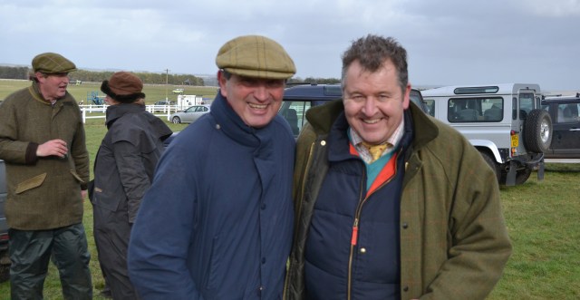 Me with Grand National legend Jimmy Frost