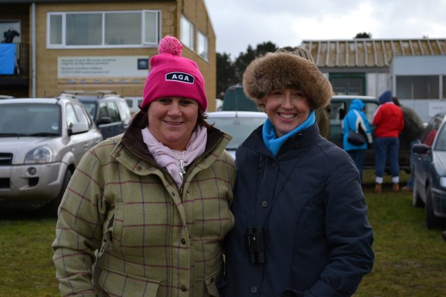 Double trouble! One of these lovely ladies is bringing some cheese to Badbury Rings for me ... I hope she remembers!