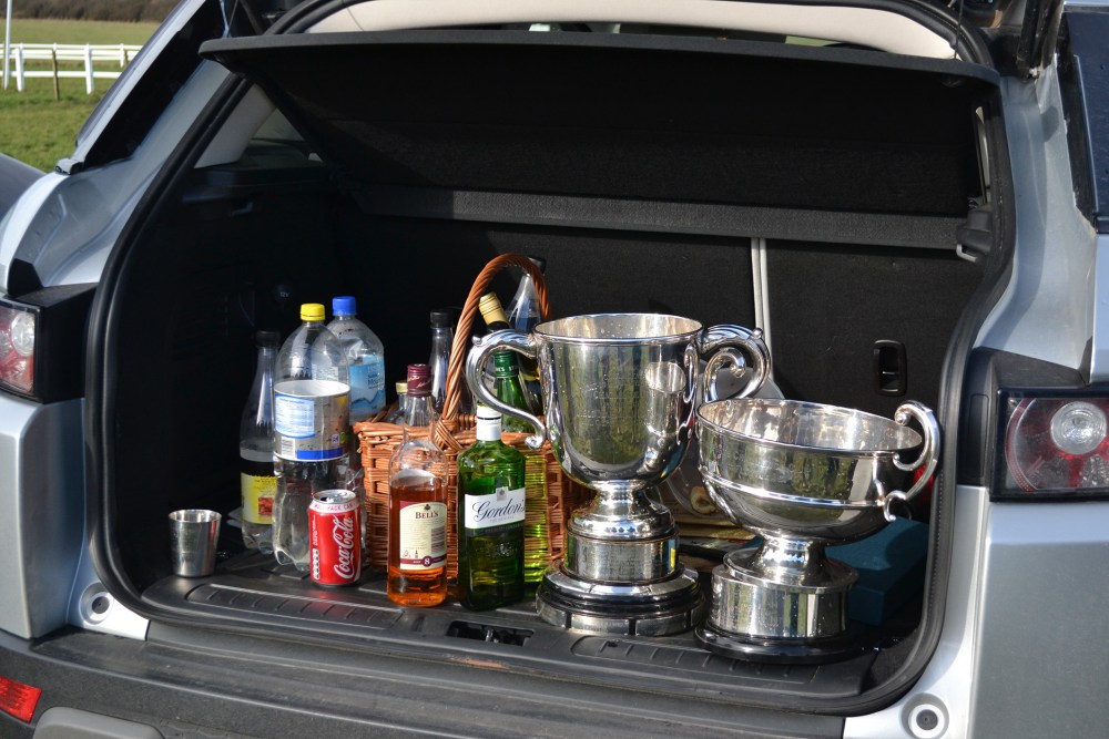 The-RN-Perpetual-Challenge-Cup-&-the-Earl-Haig-Cup-in-the-boot-of-the-Barber-car