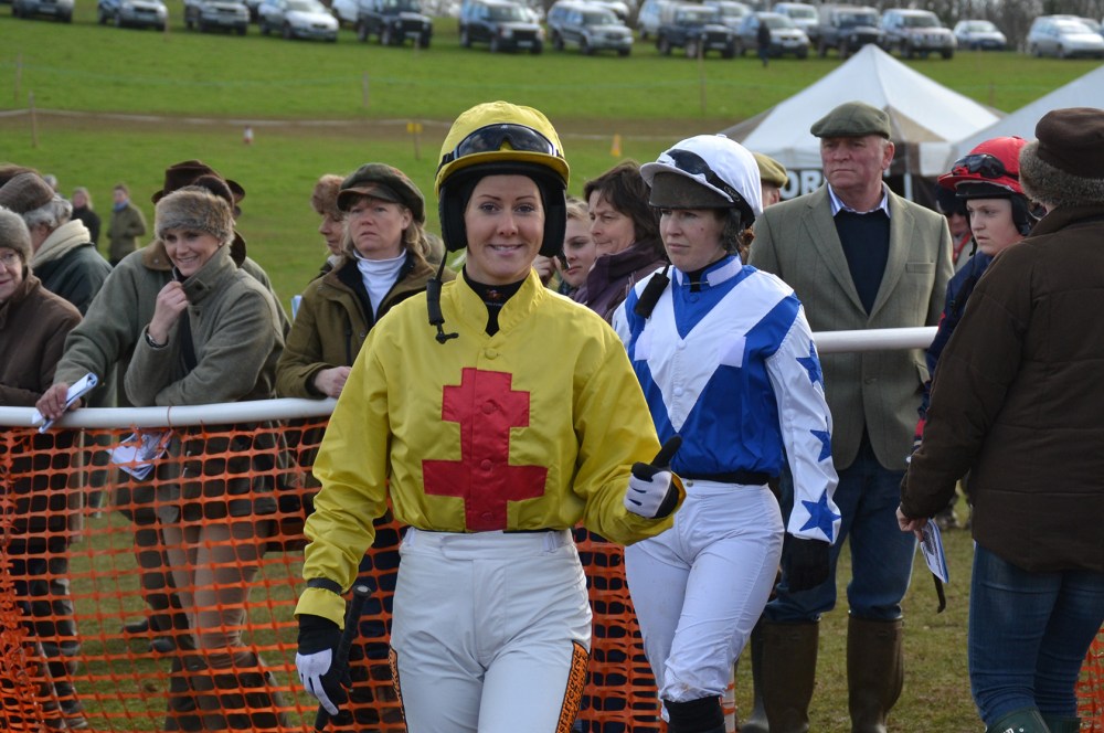 Thumbs up from Jodie Hughes before her AGA comeback