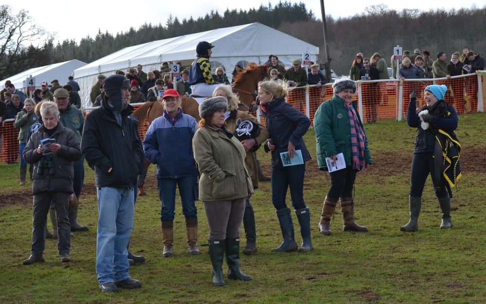 Tracey Prichard (far right) shares a joke as the tension mounts before the AGA ladies open