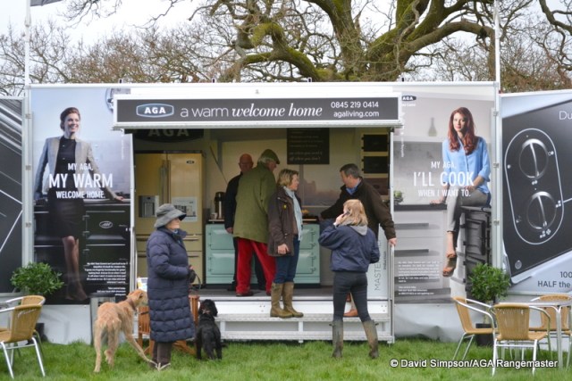 The live AGA and very smart AGA fridge were very popular with racegoers