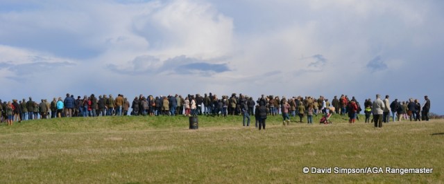 The best vantage point on the course ...