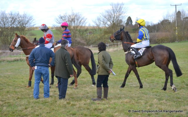 Down at the start before the AGA Ladies Open