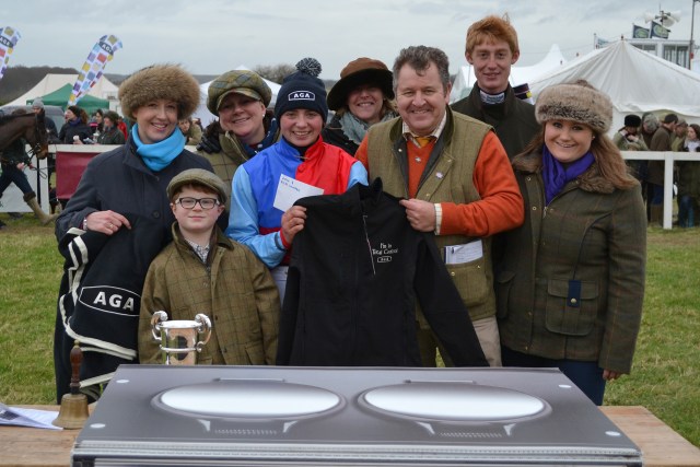 And finally we have the winning trainer (Jack Barber) and jockey (Bryony Frost) in the frame