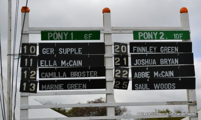 Four declared in both pony races