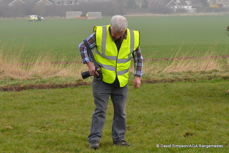 'Treading in' - a familiar figure to followers of point-to-point racing in Yorkshire