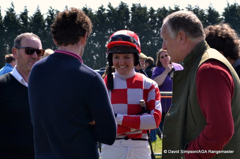 Hannah Lewis was in good spirits, and had her eye on some more AGA championship points