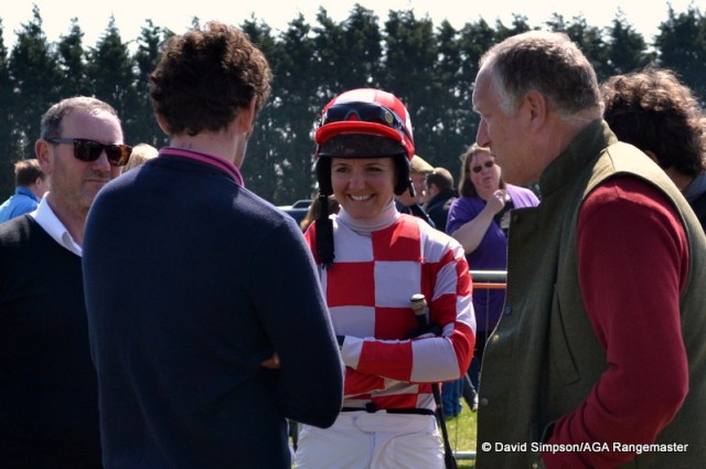 Hannah Lewis was in good spirits, and had her eye on some more AGA championship points