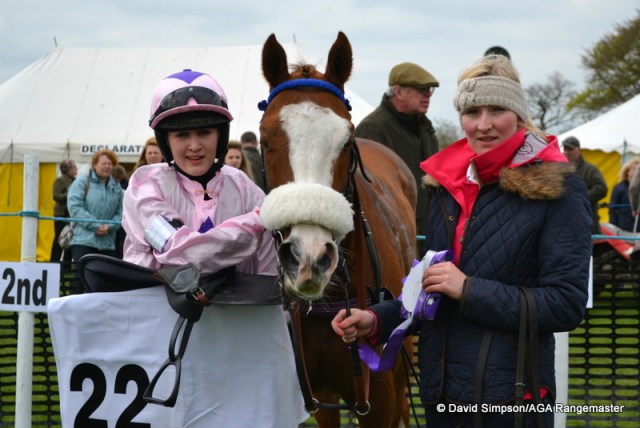 Abbie McCain, winner of the Hall & Pickles 14.2 and under Pony Race