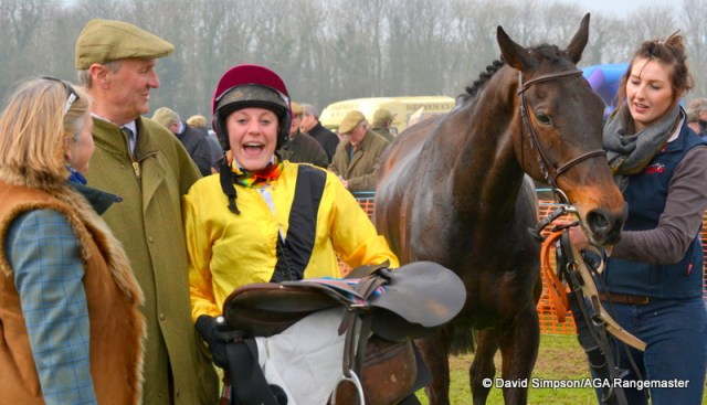 National Champion Jacqueline Coward celebrates with Bella Sowray