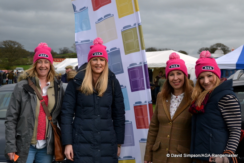 Another photo opportunity with the AGA girls