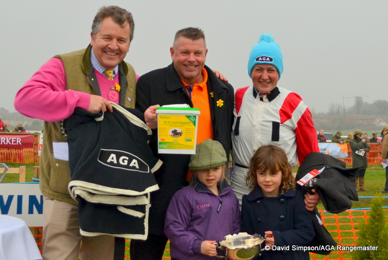 AGA man, Micky Hammond, Catherine Walton, Kierra Hammond and her friend Amelie