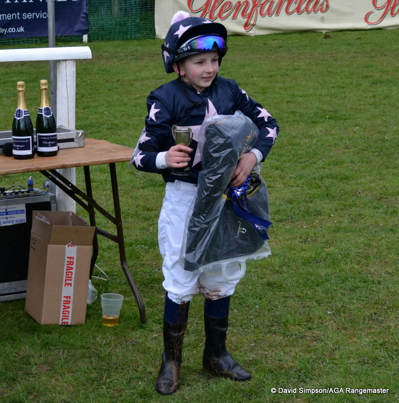 An armful of goodies for Camilla Broster