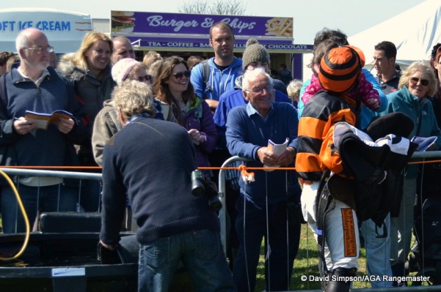 There was a kiss for Jodie from her nice, Ffion