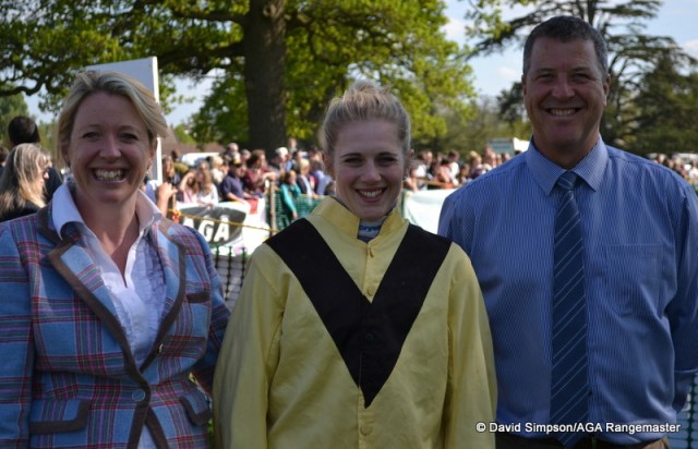 L-R: Great British Bake Off Finalist, Miranda Gore Browne, Bridget Andrews & Richard Lawrence