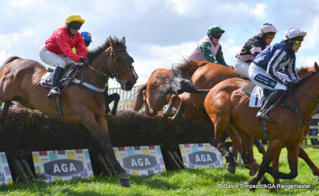 Action from the early part of the race