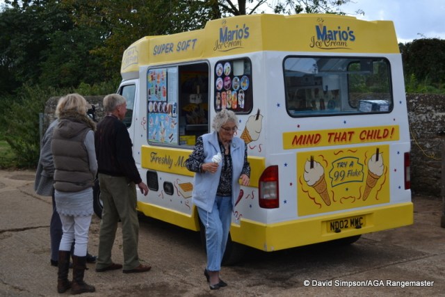 If you want to see the AGA man run then tell him there is an ice cream van nearby!