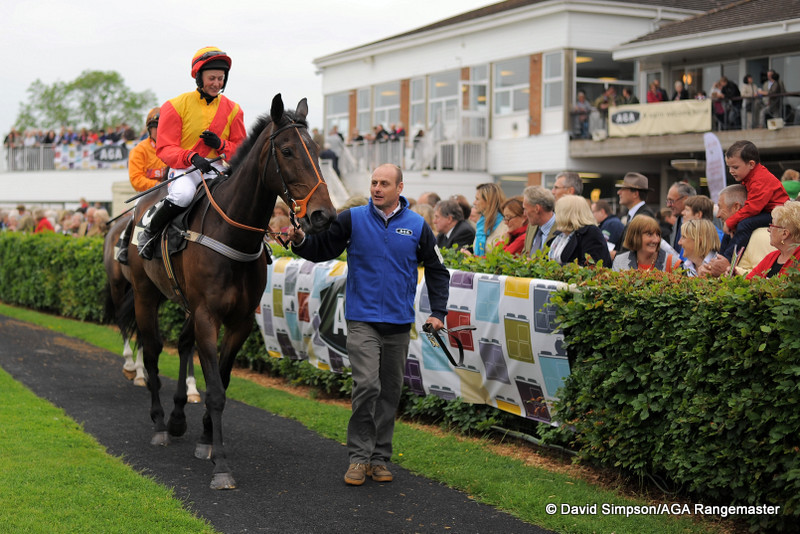 AGA final at Stratford - Sacred Mountain and Cath in the paddock