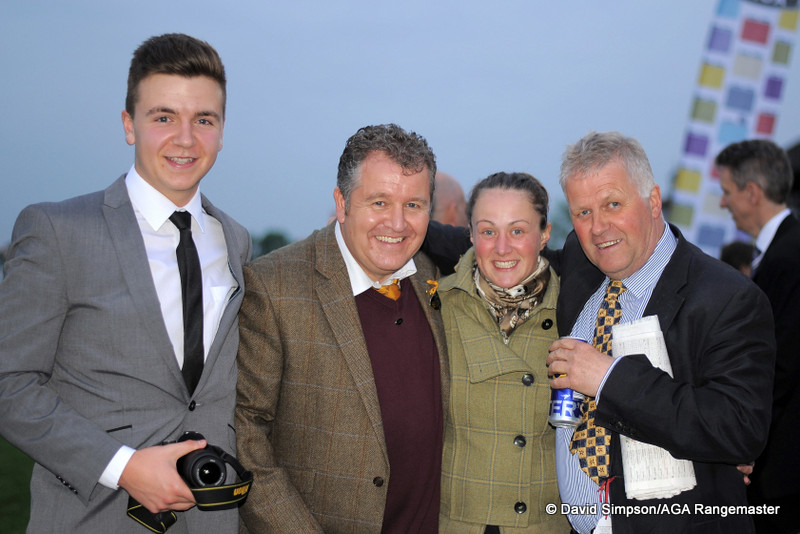 And still smiling, this time with my son, Bradley, and Frankie Walton (quite a character)