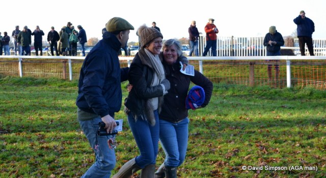 Sarah Dawson knows how to celebrate a winner, and it's infectious!