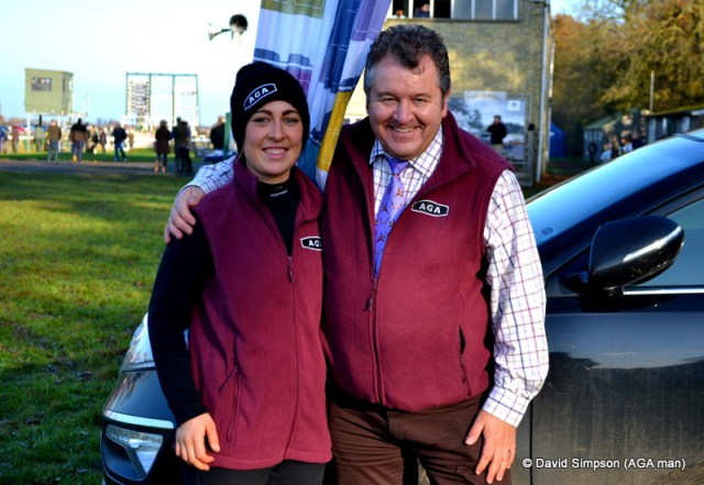 Lutie Akinci won our AGA hat competition, 1st prize, a photo with the AGA man...