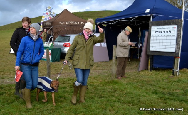 Georgina can't contain her excitement when she spots the AGA man!
