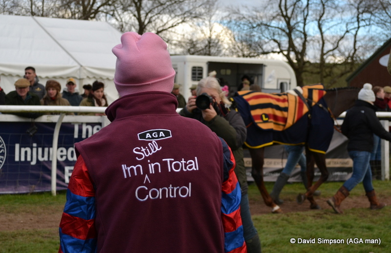 This is Gina and she is 'Still In Total Control', Jackie Oliver can be spotted snapping away in the background,  